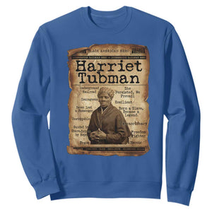 The Underground Railroad Hero Sweatshirt Harriet Tubman Slavery Freedom Fighter Gift TS12 Royal Blue Print Your Wear