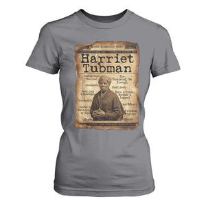 The Underground Railroad Hero T Shirt For Women Harriet Tubman Slavery Freedom Fighter Gift TS12 Charcoal Print Your Wear