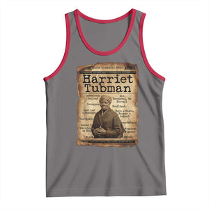 The Underground Railroad Hero Tank Top Harriet Tubman Slavery Freedom Fighter Gift TS12 Deep Heather Red Print Your Wear