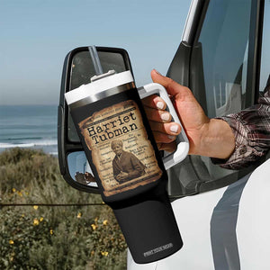 The Underground Railroad Hero Tumbler With Handle Harriet Tubman Slavery Freedom Fighter Gift TS12 Print Your Wear