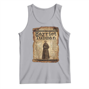 Harriet Tubman Newspaper Tank Top Strong Black Woman Leader Gift TS12 Athletic Heather Print Your Wear