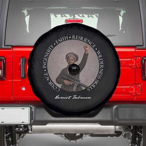 Harriet Tubman Leadership Spare Tire Cover Feminist History Gift TS12 Black Print Your Wear