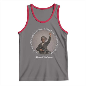 Harriet Tubman Leadership Tank Top Feminist History Gift TS12 Deep Heather Red Print Your Wear
