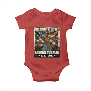 Harriet Tubman Baby Onesie Black History African American Leader Gift TS12 Red Print Your Wear