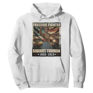 Harriet Tubman Hoodie Black History African American Leader Gift TS12 White Print Your Wear
