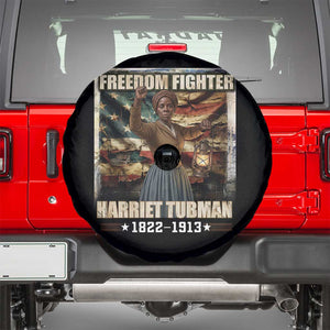 Harriet Tubman Spare Tire Cover Black History African American Leader Gift TS12 Black Print Your Wear