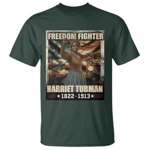 Harriet Tubman T Shirt Black History African American Leader Gift TS12 Dark Forest Green Print Your Wear