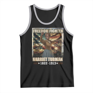 Harriet Tubman Tank Top Black History African American Leader Gift TS12 Black Athletic Heather Print Your Wear
