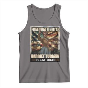 Harriet Tubman Tank Top Black History African American Leader Gift TS12 Deep Heather Print Your Wear