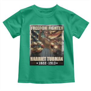 Harriet Tubman Toddler T Shirt Black History African American Leader Gift TS12 Irish Green Print Your Wear
