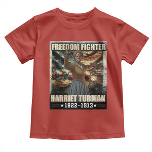 Harriet Tubman Toddler T Shirt Black History African American Leader Gift TS12 Red Print Your Wear