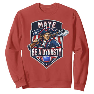 Maye Be A Dynasty Sweatshirt Quarterback Football Fan TS12 Red Print Your Wear