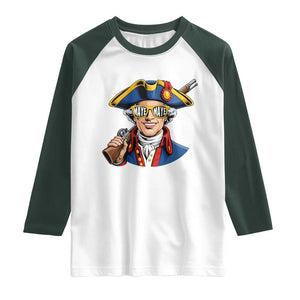 Proud Maye Lover Raglan Shirt Football Fan Supporter TS12 White Dark Forest Green Print Your Wear