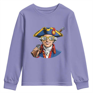 Proud Maye Lover Youth Sweatshirt Football Fan Supporter TS12 Violet Print Your Wear