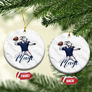 Dedicated Maye Lover Ceramic Ornament Football Fan Supporter TS12 1pc White Marble Print Your Wear