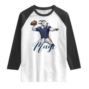 Dedicated Maye Lover Raglan Shirt Football Fan Supporter TS12 White Black Print Your Wear