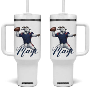 Dedicated Maye Lover Tumbler With Handle Football Fan Supporter TS12 One Size: 40 oz White Print Your Wear