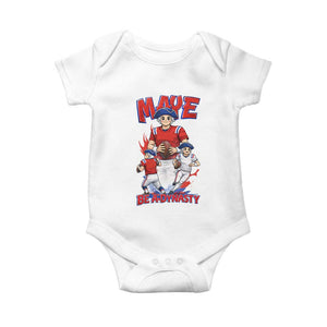 Maye Be A Dynasty Baby Onesie Funny QB Football Fan TS12 White Print Your Wear