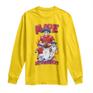 Maye Be A Dynasty Long Sleeve Shirt Funny QB Football Fan TS12 Daisy Print Your Wear