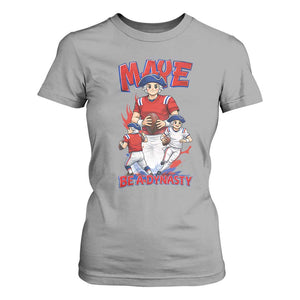 Maye Be A Dynasty T Shirt For Women Funny QB Football Fan TS12 Sport Gray Print Your Wear