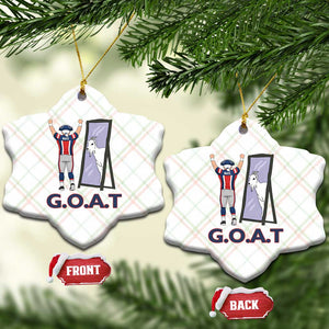 Number Ten Mirror Goat Ceramic Ornament Football Lover Gift TS12 Print Your Wear