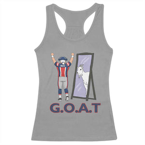 Number Ten Mirror Goat Racerback Tank Top Football Lover Gift TS12 Sport Gray Print Your Wear