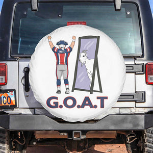 Number Ten Mirror Goat Spare Tire Cover Football Lover Gift TS12 No hole Black Print Your Wear