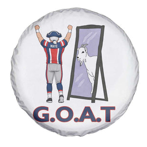 Number Ten Mirror Goat Spare Tire Cover Football Lover Gift TS12 Print Your Wear