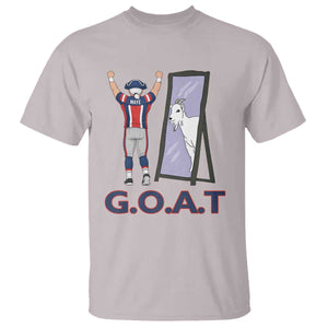 Number Ten Mirror Goat T Shirt Football Lover Gift TS12 Ice Gray Print Your Wear