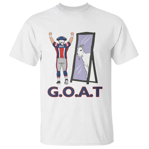 Number Ten Mirror Goat T Shirt Football Lover Gift TS12 White Print Your Wear