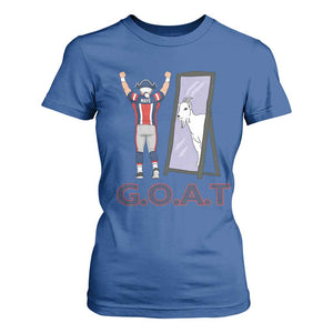 Number Ten Mirror Goat T Shirt For Women Football Lover Gift TS12 Royal Blue Print Your Wear