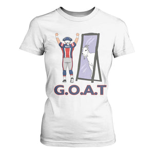 Number Ten Mirror Goat T Shirt For Women Football Lover Gift TS12 White Print Your Wear