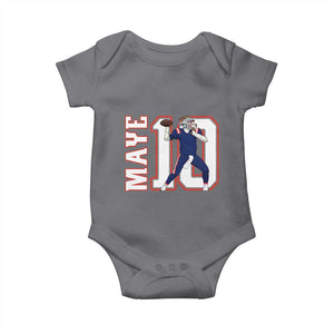 Maye Lover Baby Onesie QB 10 Player Fan TS12 Charcoal Print Your Wear