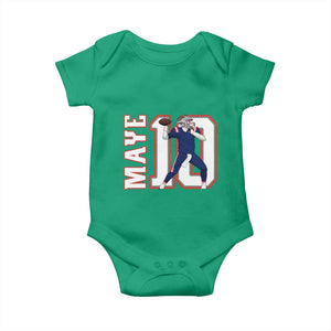 Maye Lover Baby Onesie QB 10 Player Fan TS12 Irish Green Print Your Wear