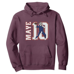 Maye Lover Hoodie QB 10 Player Fan TS12 Maroon Print Your Wear