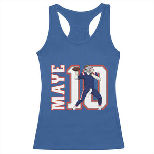 Maye Lover Racerback Tank Top QB 10 Player Fan TS12 Royal Blue Print Your Wear