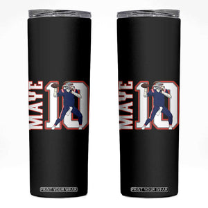 Maye Lover Skinny Tumbler QB 10 Player Fan TS12 Black Print Your Wear