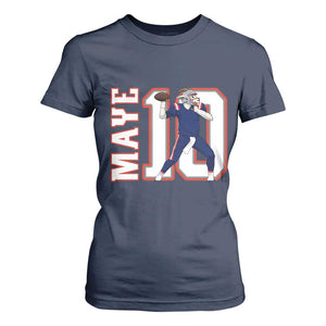 Maye Lover T Shirt For Women QB 10 Player Fan TS12 Navy Print Your Wear