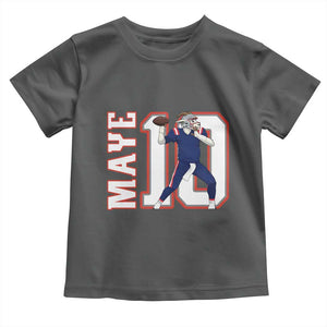 Maye Lover Toddler T Shirt QB 10 Player Fan TS12 Dark Heather Print Your Wear