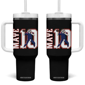 Maye Lover Tumbler With Handle QB 10 Player Fan TS12 One Size: 40 oz Black Print Your Wear
