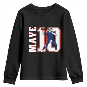 Maye Lover Youth Sweatshirt QB 10 Player Fan TS12 Black Print Your Wear