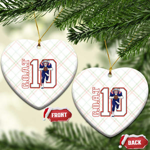 Number Ten Football Quarterback Fan Ceramic Ornament TS12 Print Your Wear