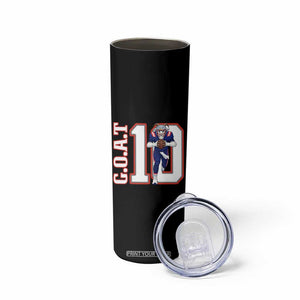 Number Ten Football Quarterback Fan Skinny Tumbler TS12 Print Your Wear