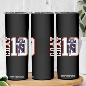 Number Ten Football Quarterback Fan Skinny Tumbler TS12 Print Your Wear