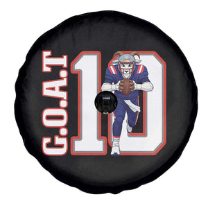 Number Ten Football Quarterback Fan Spare Tire Cover TS12 Print Your Wear
