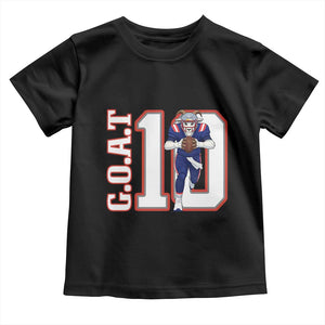 Number Ten Football Quarterback Fan Toddler T Shirt TS12 Black Print Your Wear