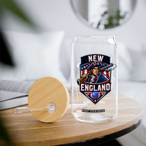 Red Blue White Sport Fan Glass Can Football Lover Gift TS12 Print Your Wear