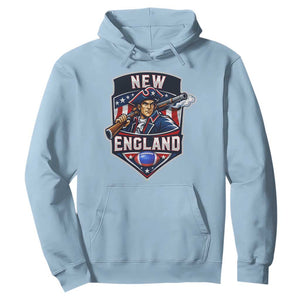 Red Blue White Sport Fan Hoodie Football Lover Gift TS12 Light Blue Print Your Wear