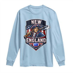 Red Blue White Sport Fan Long Sleeve Shirt Football Lover Gift TS12 Light Blue Print Your Wear