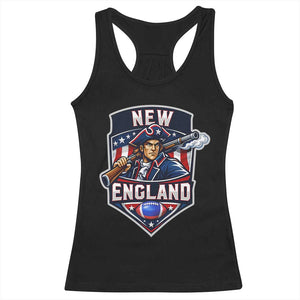 Red Blue White Sport Fan Racerback Tank Top Football Lover Gift TS12 Black Print Your Wear